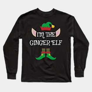 I'm The Ginger Christmas XMas Elf Long Sleeve T-Shirt